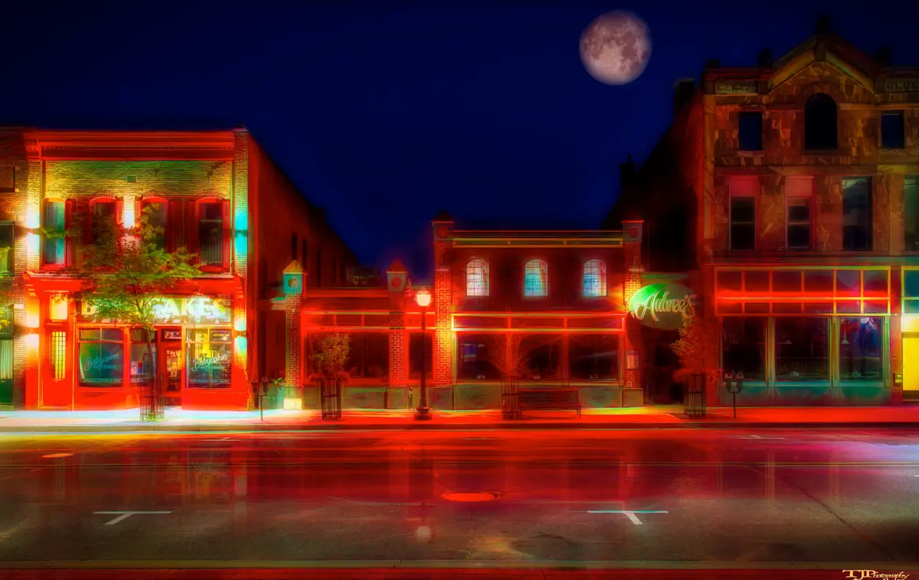 Scenic view of Marquette County community